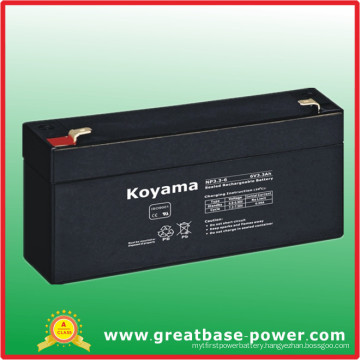 High Quality Good Price Lead Acid UPS Battery 3.3ah 6V